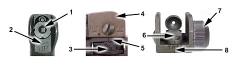 Figure 2-8. M16A4 MWS mechanical zero.